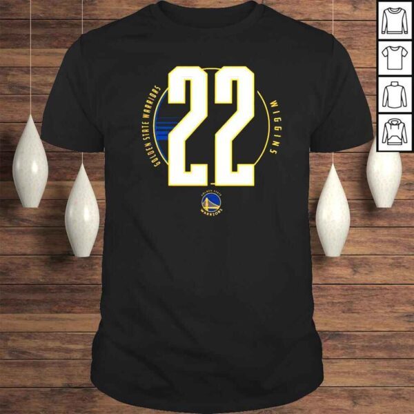 Golden State Warriors 22 Wiggins shirt