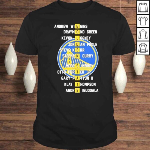 Golden State Warriors Andrew Wiggins Draymond Green Kevon Looney shirt