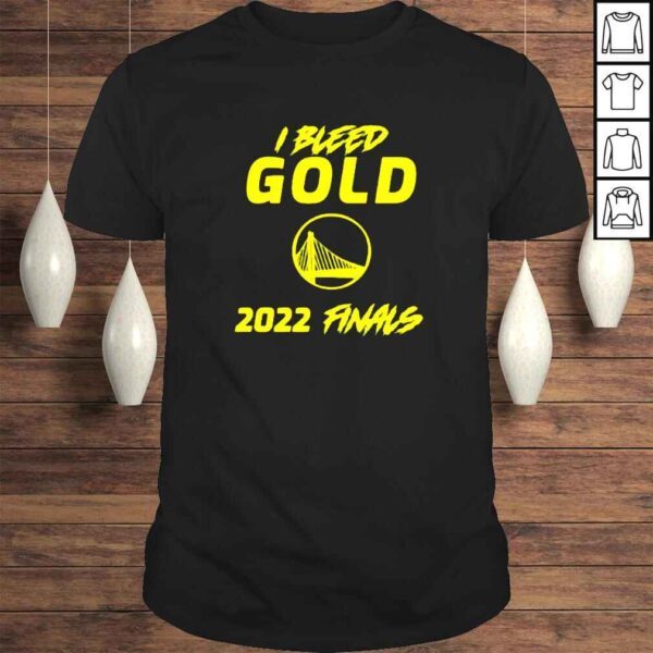 Golden State Warriors I bleed gold 2022 finals shirt