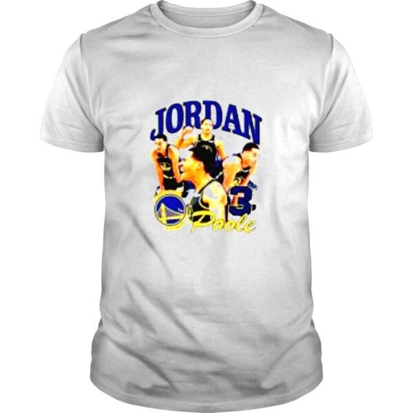 Golden State Warriors Jordan Poole 90s style shirt