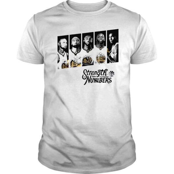 Golden State Warriors Strength Numbers signatures shirt