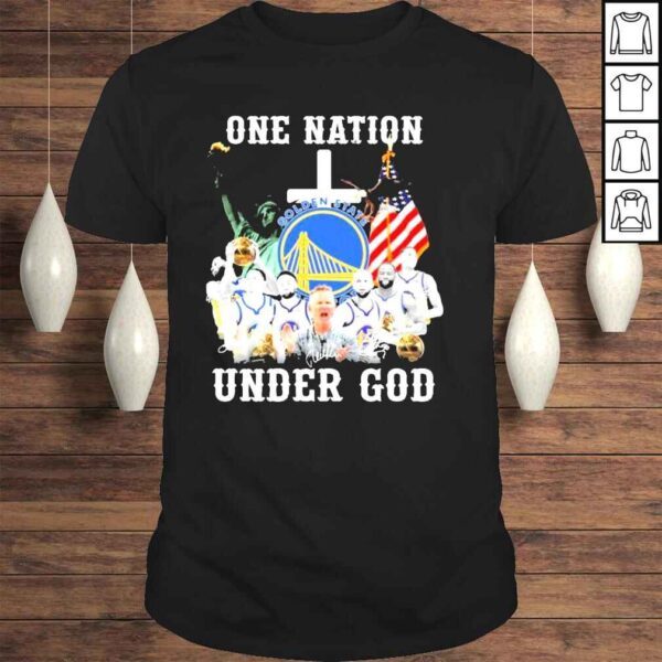 Golden state one nation under god team player American shirt