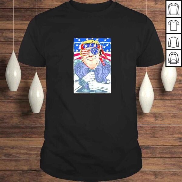 Great Maga King Usa Maga Trump Ultra Maga Crowd 4th Of July TShirt