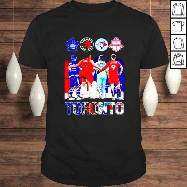 Guerrero Toronto Blue Jays Matthews Toronto Maple Leafs Barnes Toronto Raptors Jiménez Toronto FC Signatures shirt