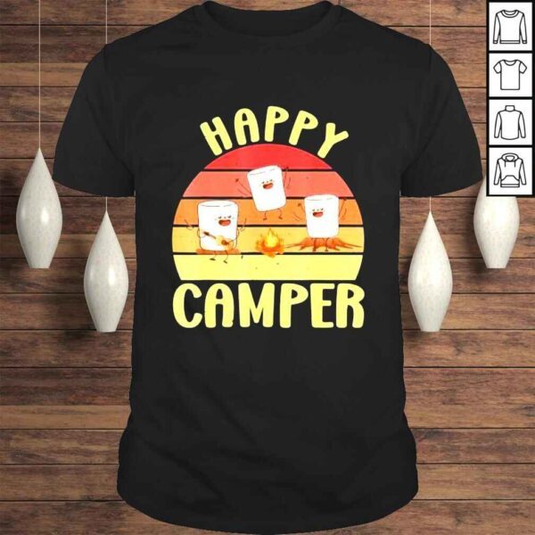 Happy marshmallow camper shirt