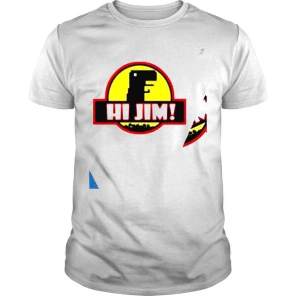 Hi Jim Jurassic Park logo shirt