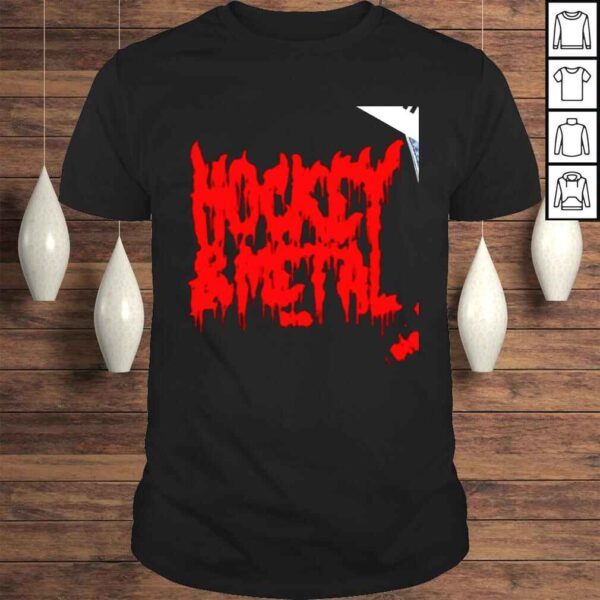 Hockey and Metal BHB blood shirt