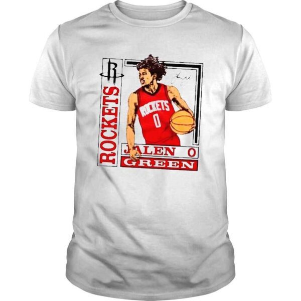 Homage houston rockets rookie jalen green shirt