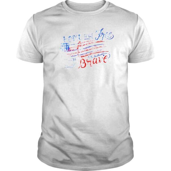 Home Of The Free And The Brave Memorial Day For Veterans TShirt