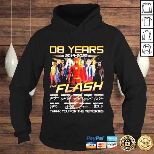 08 years 2014 2022 the flash thank you for the memories shirt - Image 4