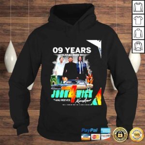 Hoodie 09 years 2014 2023 John Wick Chapter 4 signature thank you for the memories shirt