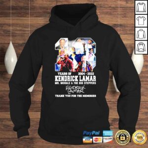 Hoodie 13 years of 2004 2022 Kendrick Lamar shirt