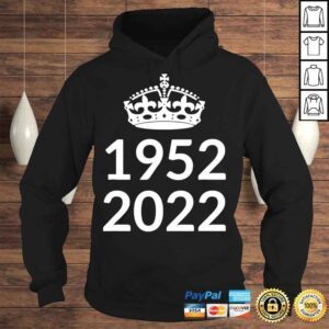 Hoodie 1952 2022 Platinum Jubilee British Queen for 70 yearsShirt Shirt