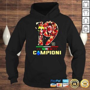 Hoodie 19th Serie A Campioni AC Milan Team Soccer Shirt