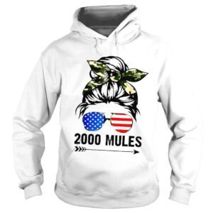 Hoodie 2000 mules game is over pro Trump messy bun usa 2024 shirt