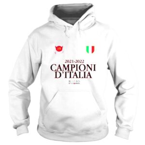 Hoodie 2021 2022 Campioni Ditalia radio ross near shirt