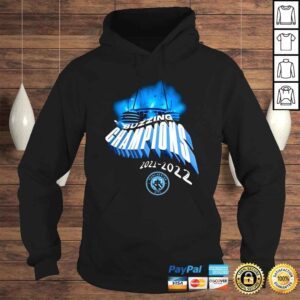 Hoodie 20212022 Buzzing Champions Manchester City Premier League Winners Shirt