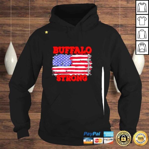 2022 Buffalo Strong Pray For Buffalo American flag shirt - Image 4