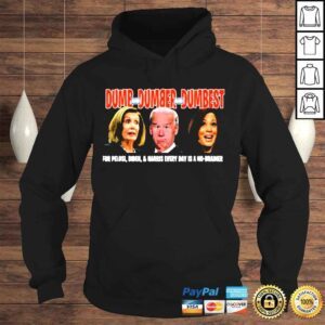 Hoodie 2022 Dumb and Dumber and Dumbest for Pelosi Biden and Harris every day is a no Brainer shirt