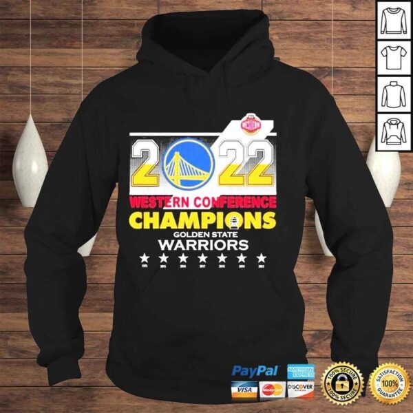 2022 Golden State Warriors NBA Western Conference Champions Shirt - Image 4