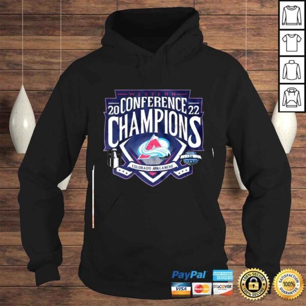 2022 Western Conference Champions Colorado Avalanche shirt - Image 4