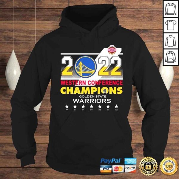 2022 Western Conference Champions Golden State Warriors 19752022 shirt - Image 4