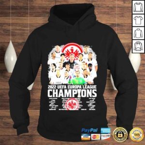 Hoodie 2022 uefa europa league champions signatures shirt