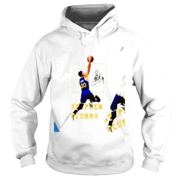 30 Stephen Curry Golden State Warriors Dunk signature shirt - Image 4