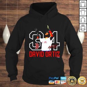 Hoodie 34 David Ortiz Boston Red Sox Hall of Fame Resume shirt