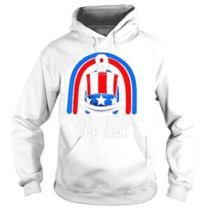 Hoodie 4th of july red white 9 years American flag shirt