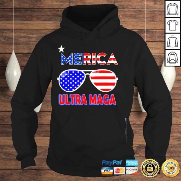 4th of july ultra maga American flag shirt - Image 4