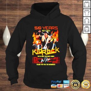 Hoodie 50 Years Kid Rock 19712021 Thank You For The Memories signature shirt