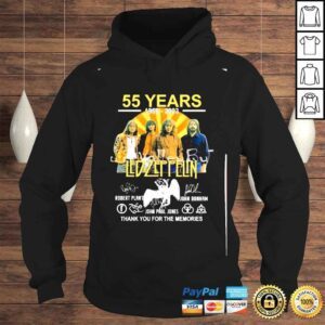 Hoodie 55 Years 19682023 Led Zeppelin Unisex Shirt