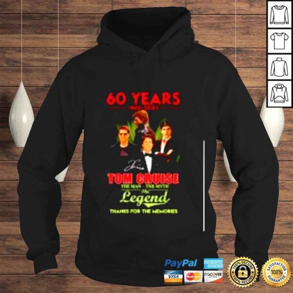 60 Years 19622022 Tom Cruise The Man The Myth The Legend Signatures Thank You For The Memories Shirt - Image 4