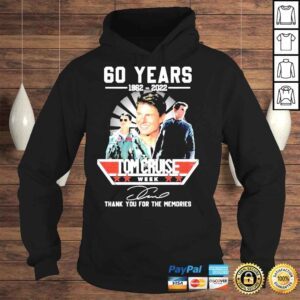 Hoodie 60 years 1962 2022 Tom Cruise Week signature thank you for the memories shirt