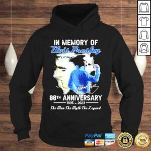 Hoodie 88th Anniversary In Memory Of Elvis Presley 1935 2023 Signatures Shirt