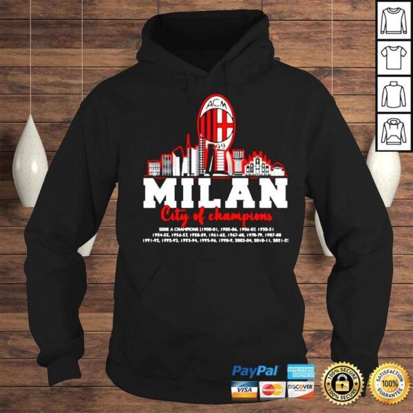 AC Milan city of champions serie a champions shirt - Image 4