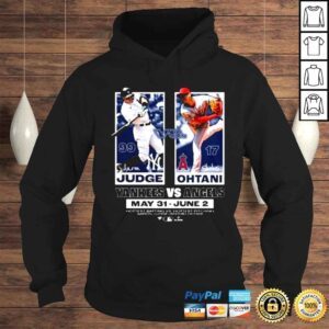 Hoodie Aaron Judge vs Shohei Ohtani Shirt Yankees vs Angels shirt