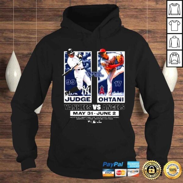 Aaron Judge vs Shohei Ohtani Shirt Yankees vs Angels shirt - Image 4