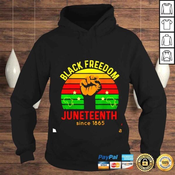 African American Happy Juneteenth African art Black History shirt - Image 4