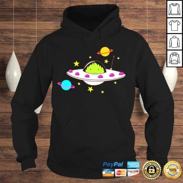 Alien In A Ufo Cute Alien Planet Shirt - Image 4