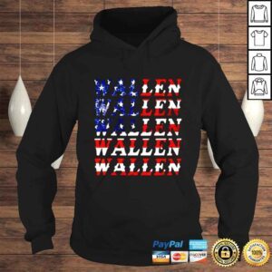 Hoodie American Flag Red White Blue Merch Outfit Cute Wallen shirt