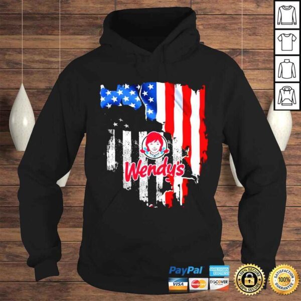 American Flag Wendys 2022 shirt - Image 4