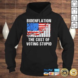 Hoodie American Flag With Inflation Graph Biden Flation Shirt