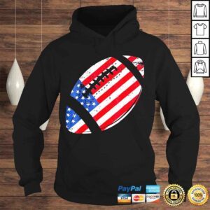 Hoodie American Football patriotic 4th july American usa flag shirt