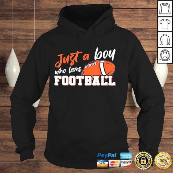 American Football player just a boy who loves Football shirt - Image 4