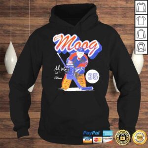 Hoodie Andy Moog Edmonton Retro Script Hockey Signatures Shirt