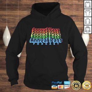 Hoodie Annual pass pride stack shirt