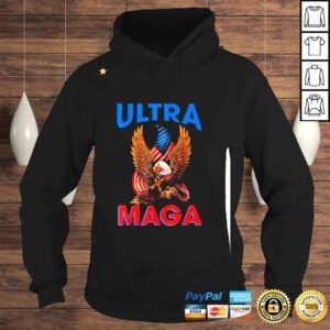 Hoodie Anti Joe Biden Ultra Maga Eagle American Flag Shirt