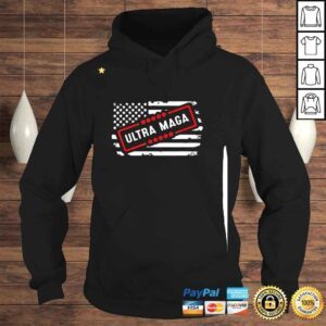 Hoodie Anti Joe Biden Ultra Maga USA Flag Shirt